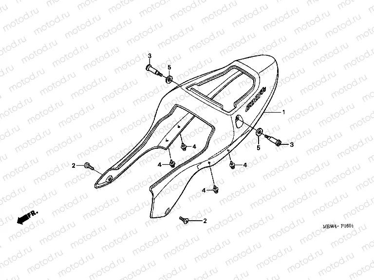 F-16-1 REAR ENGINE HOUSING (01 -03)