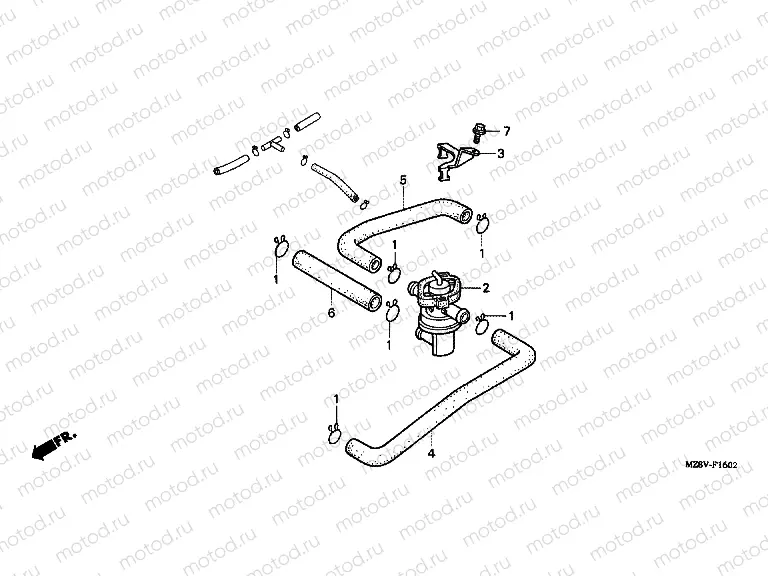 F-16-2 AIR INTAKE VALVE