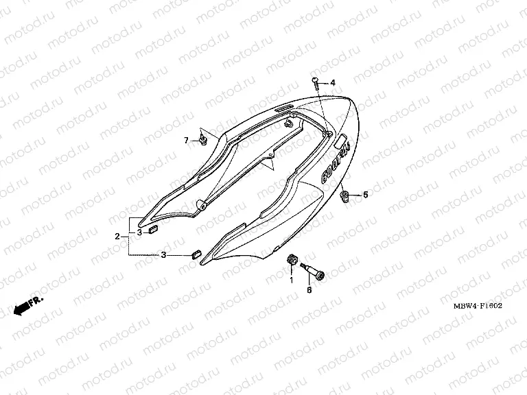 F-16-2 REAR ENGINE HOUSING (04 -06)