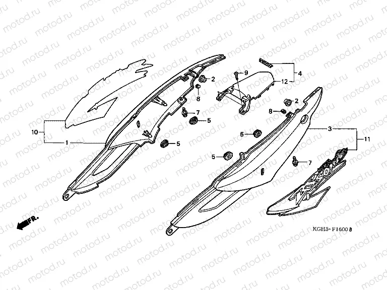 F-16 BODY COVER (FS1251 / 2/3)
