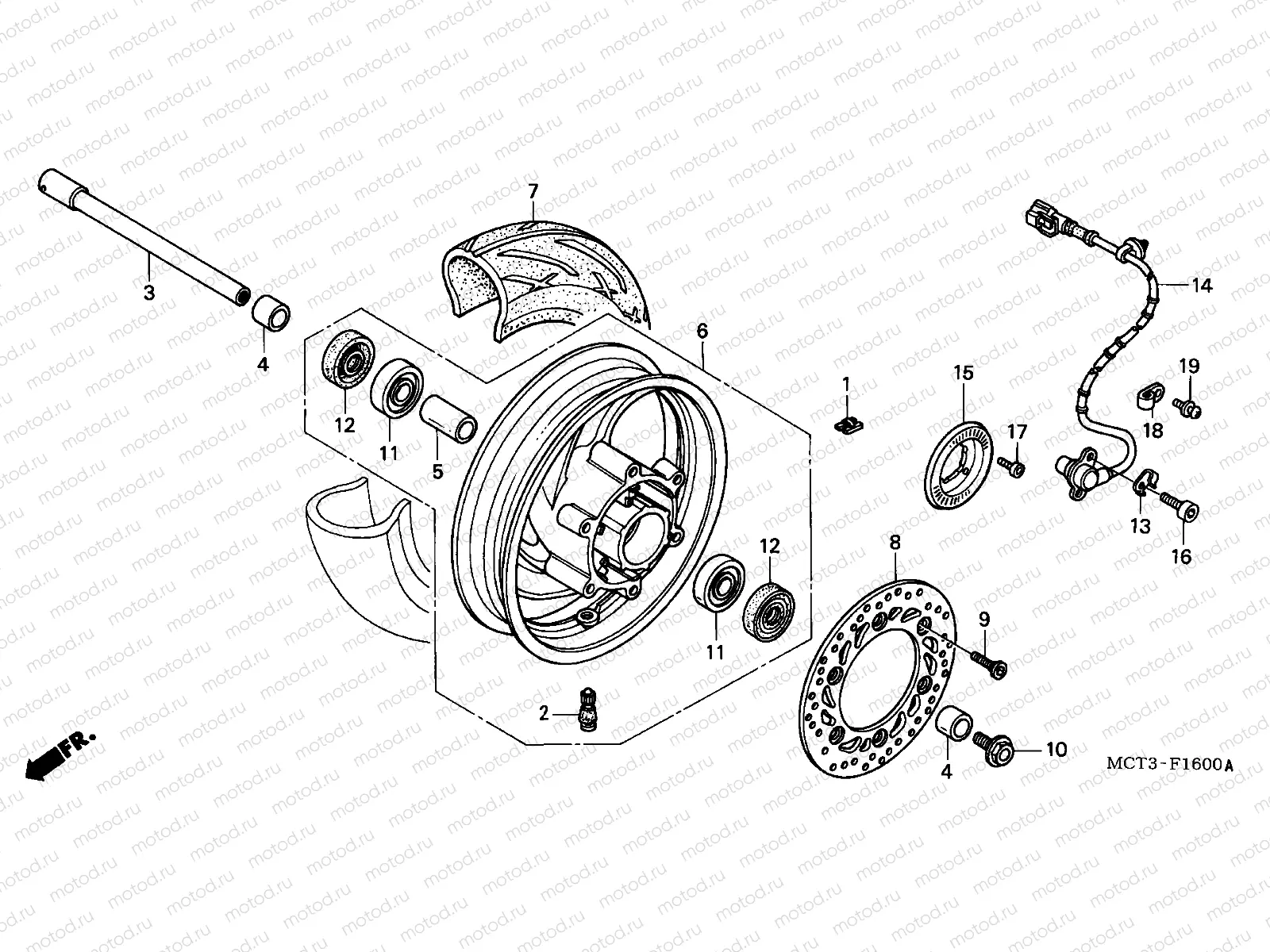 F-16 FRONT WHEEL