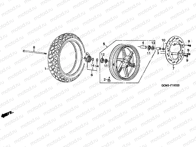F-16 FRONT WHEEL (2)