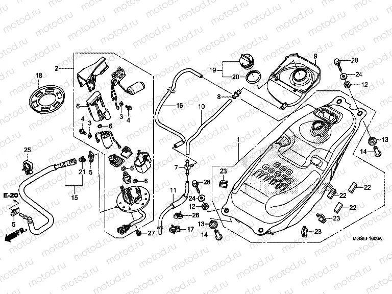 F-16 FUEL TANK / FUEL PUMP
