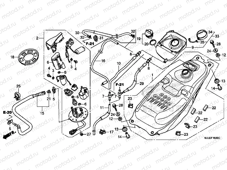 F-16 FUEL TANK / FUEL PUMP