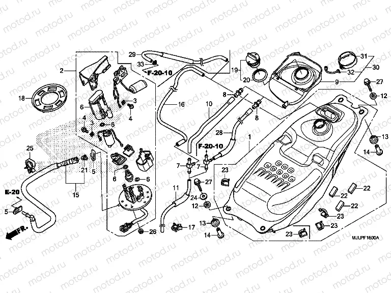 F-16 FUEL TANK / FUEL PUMP