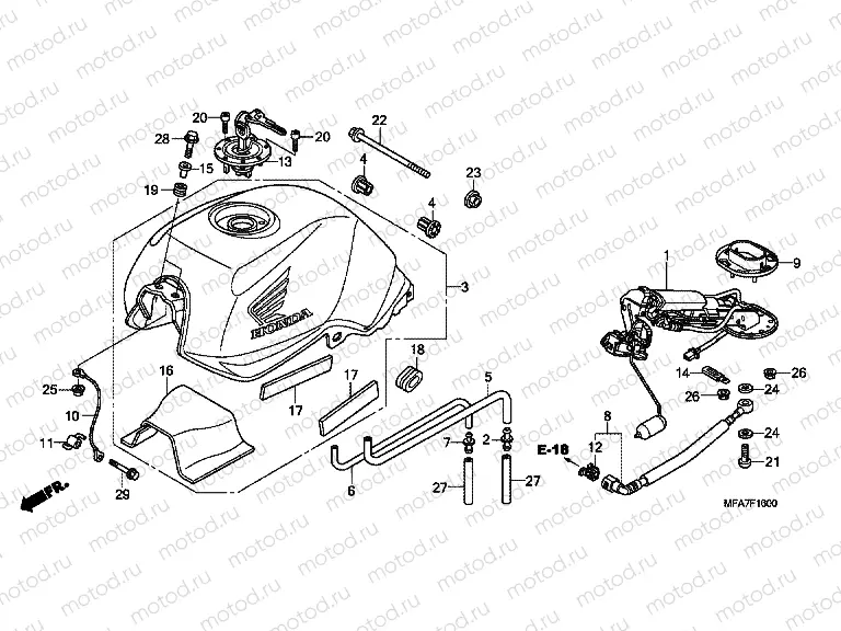 F-16 FUEL TANK / FUEL PUMP