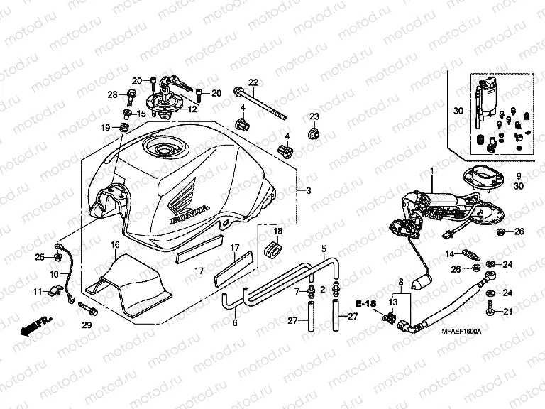 F-16 FUEL TANK / FUEL PUMP
