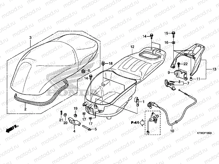 F-16 LUGGAGE BOX / SEAT
