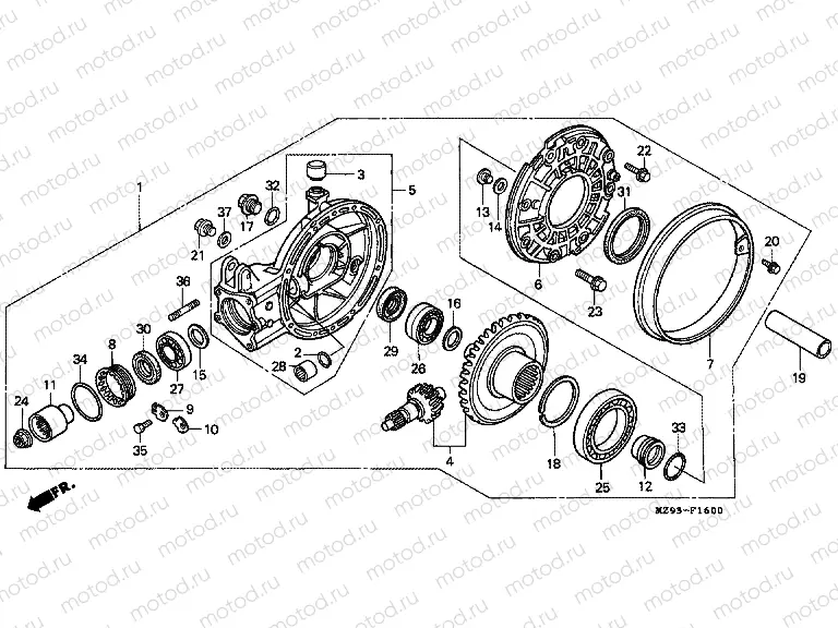 F-16 MAIN TRANSMISSION DRIVE GEAR