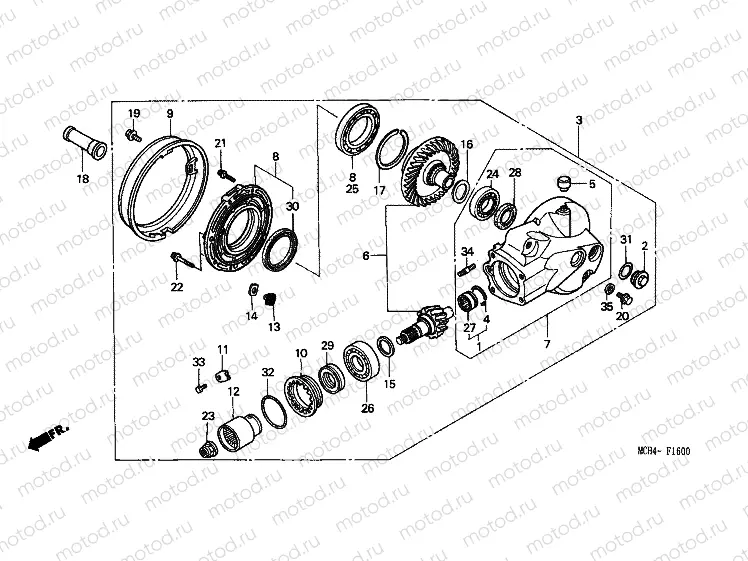 F-16 MAIN TRANSMISSION DRIVE GEAR