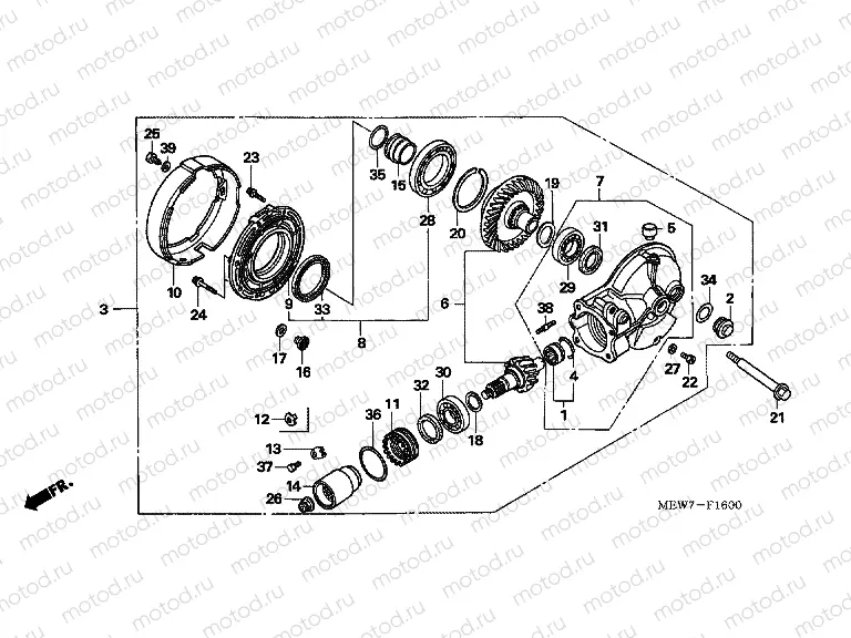 F-16 MAIN TRANSMISSION DRIVE GEAR