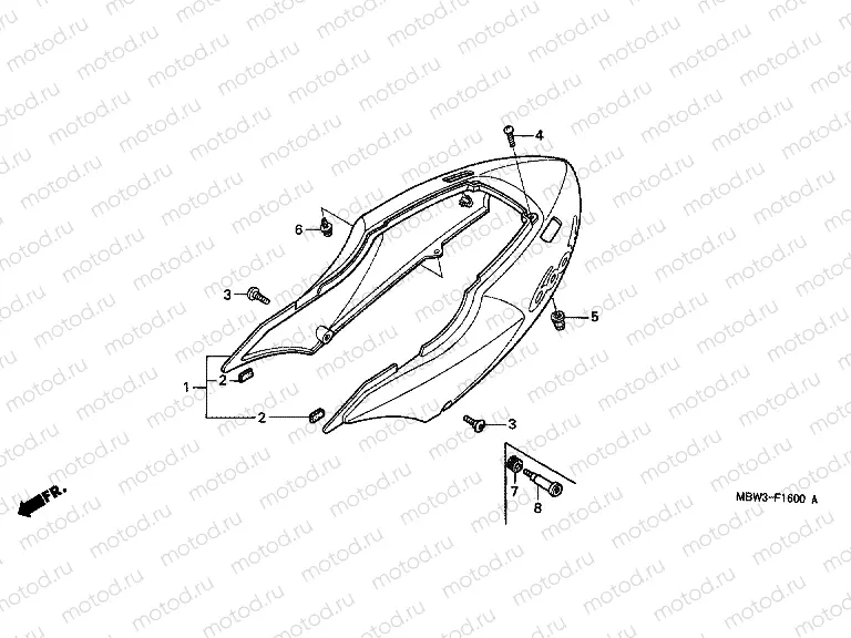 F-16 REAR ENGINE HOUSING (1)