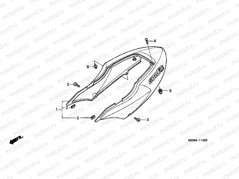 F-16 REAR ENGINE HOUSING (99 / 00)