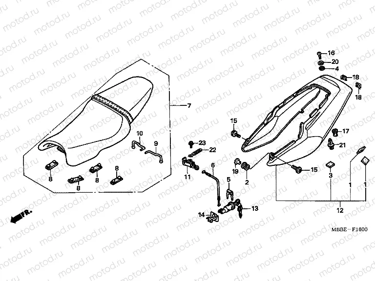F-16 SEAT / REAR ENGINE HOUSING