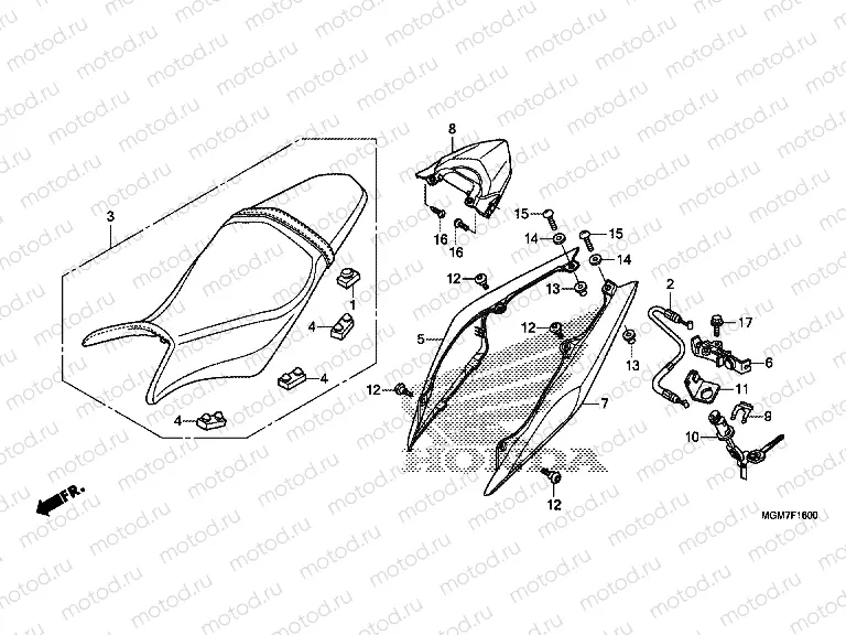 F-16 SEAT / REAR ENGINE HOUSING
