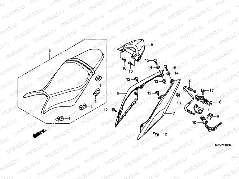 F-16 SEAT / REAR ENGINE HOUSING