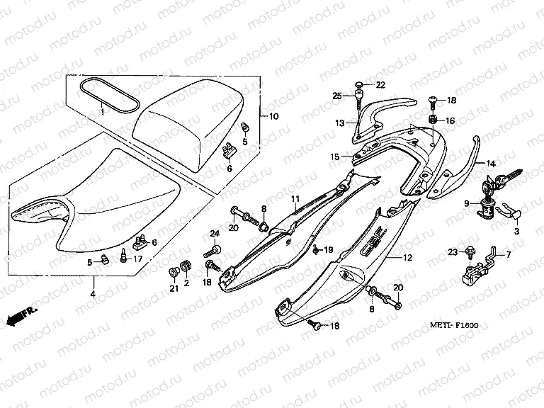 F-16 SEAT / SEAT ARM