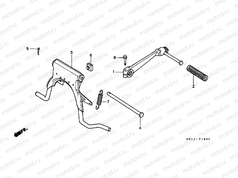 F-16 SUPPORT / BLOWER ARM
