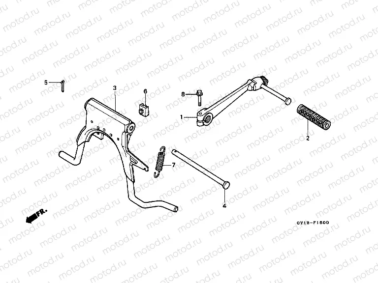 F-16 SUPPORT / BLOWER ARM