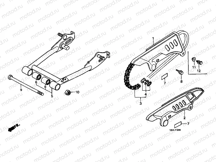 F-16 SWING ARM / CHAIN ​​CABINET