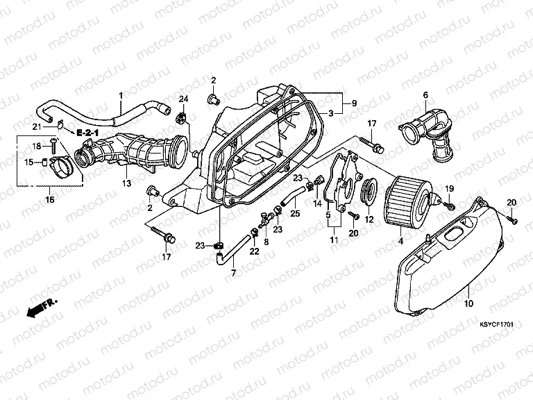 F-17-1 AIR FILTER (SC125A)