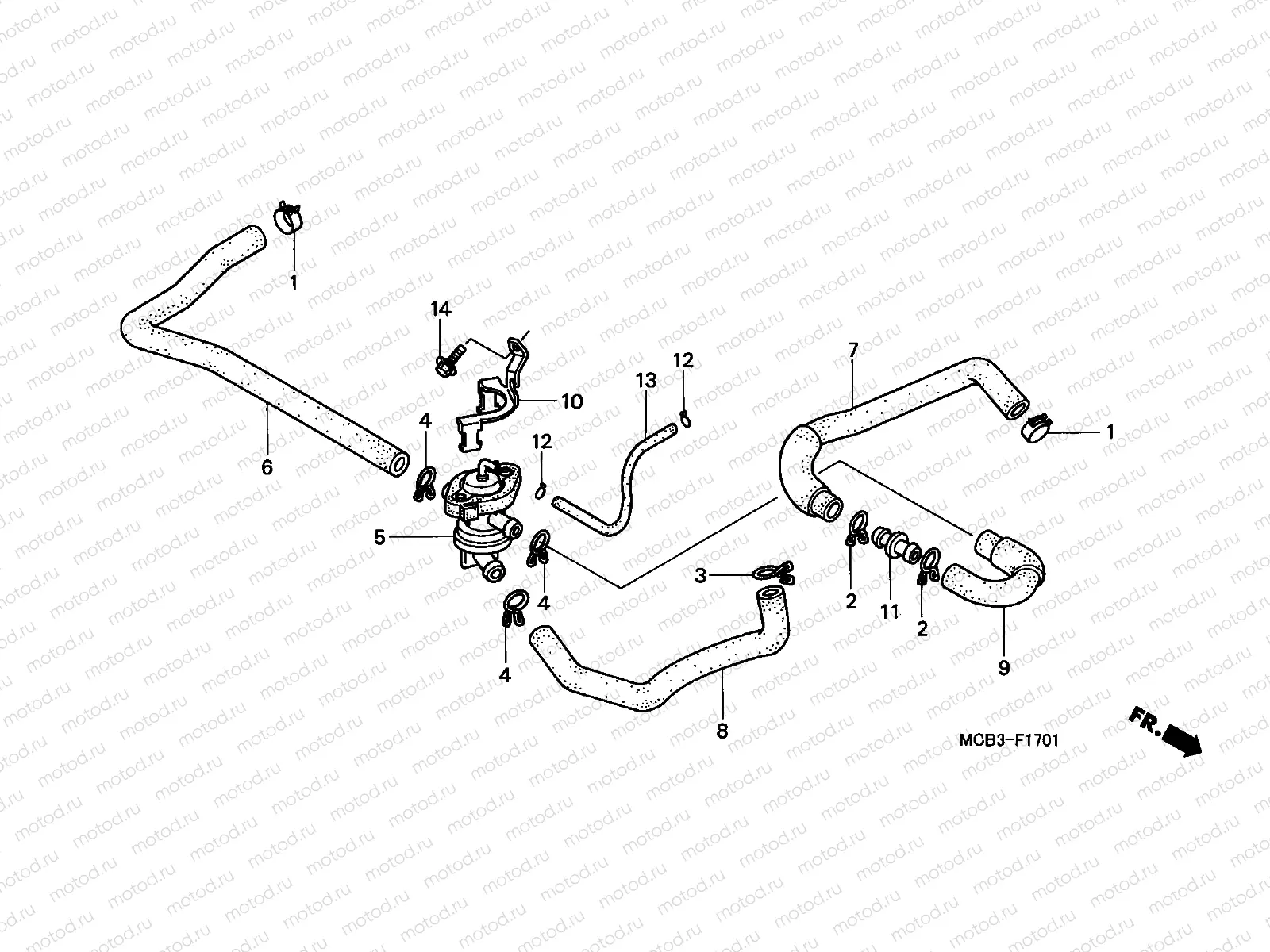 F-17-1 AIR INJECTION CONT. VALVE