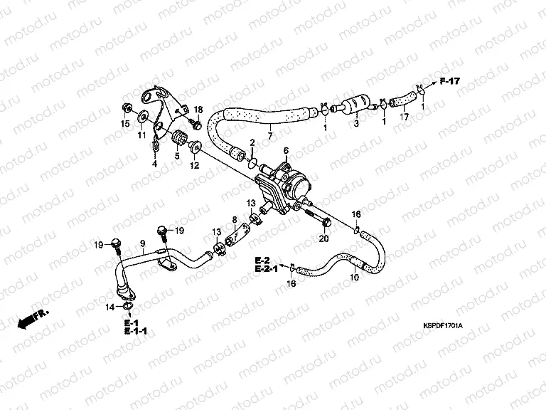 F-17-1 AIR INTAKE VALVE