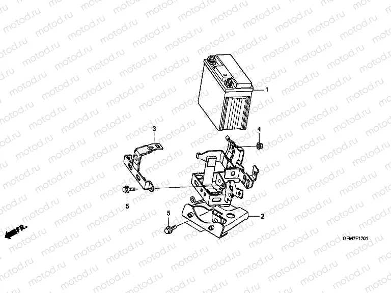 F-17-1 BATTERY (NHX110WHA)