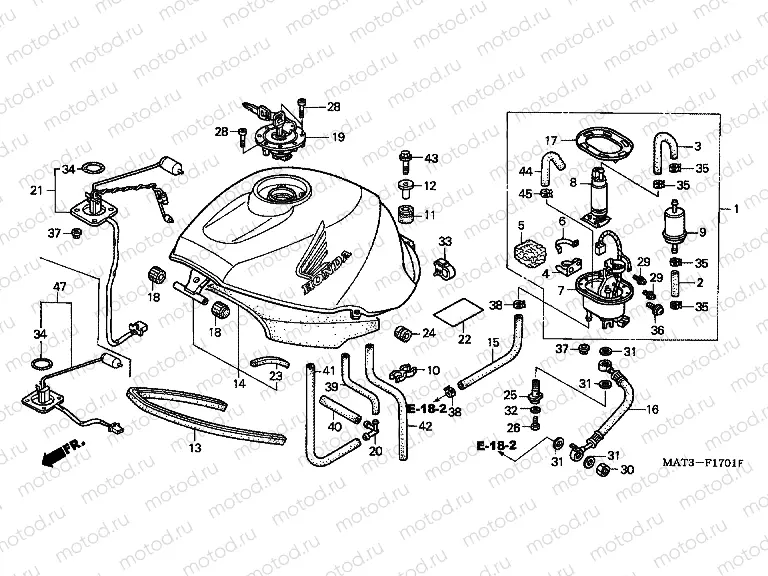 F-17-1 FUEL TANK (X / Y / 1/2/3/4)
