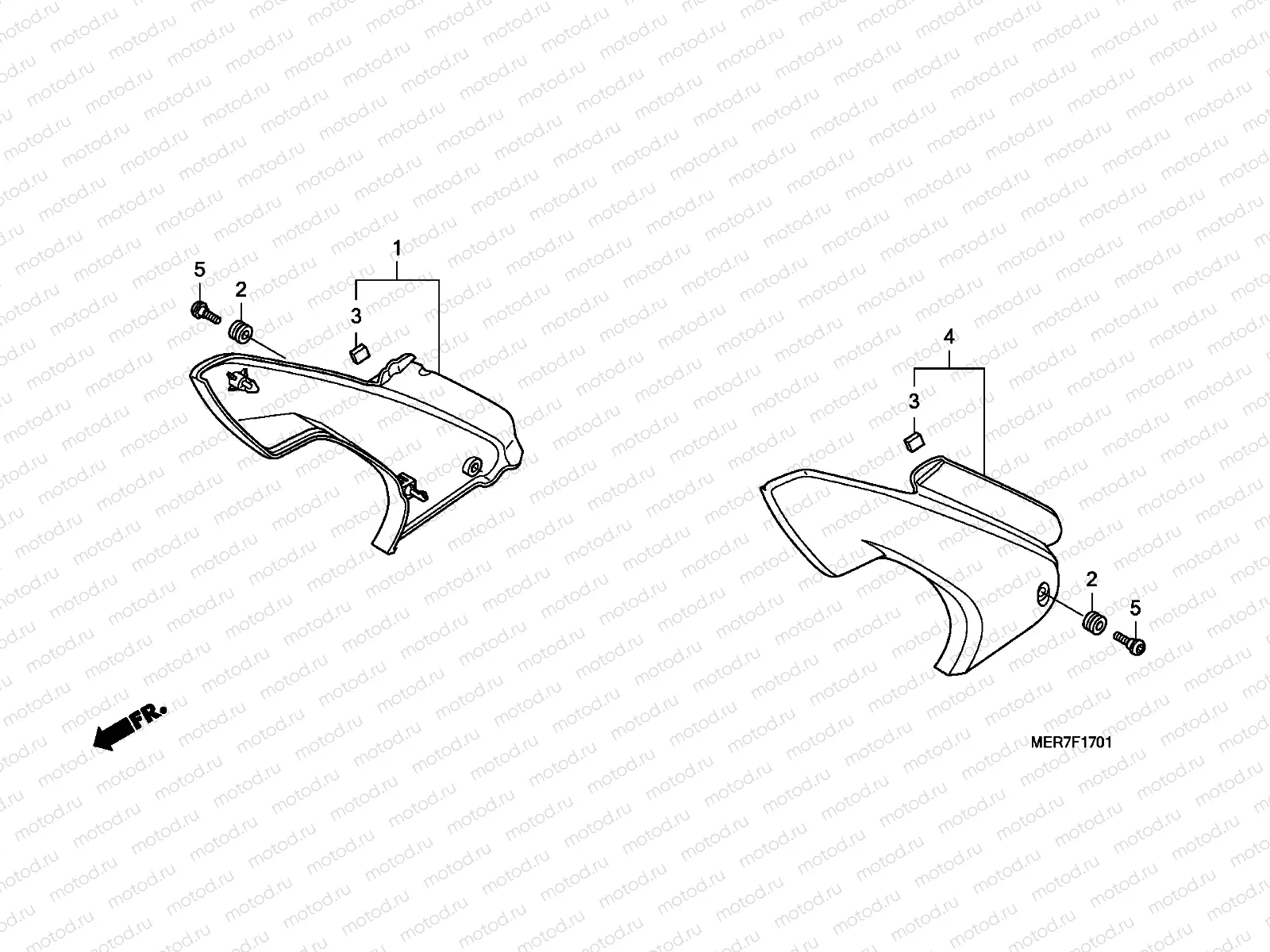 F-17-1 SIDE COVER (CBF600S8 / SA8 / N8 / NA8)