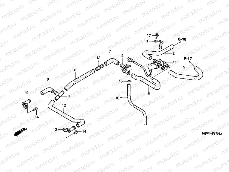 F-17-1 SOLENOID VALVE (99 / 00) (A)