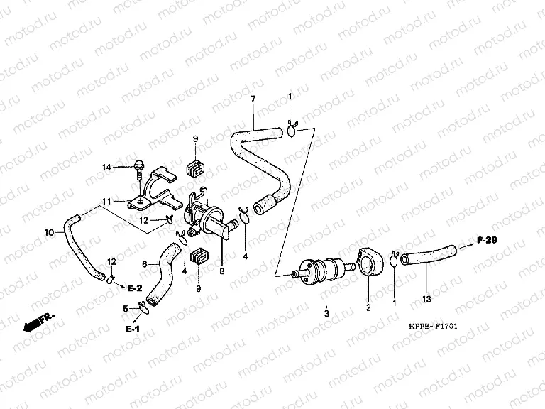 F-17-2 AIR INJECTION CONTROLVALVE
