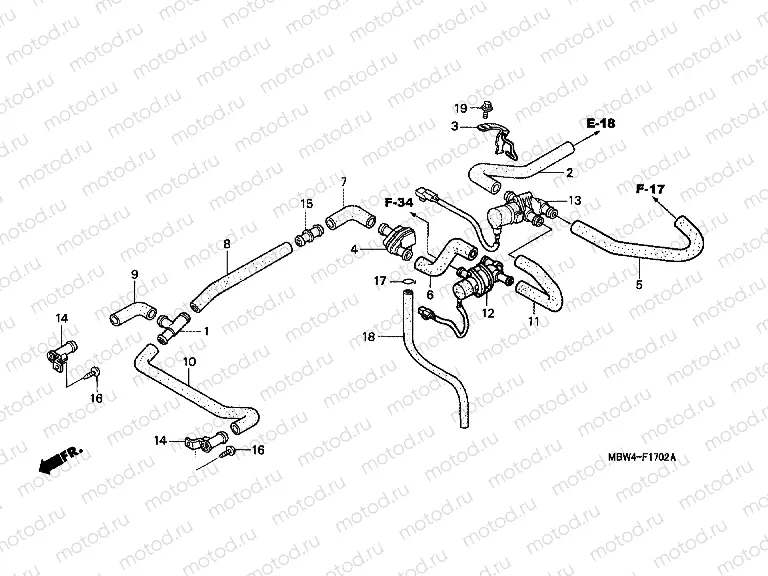 F-17-2 SOLENOID VALVE (99 / 00) (AC)