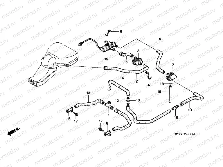 F-17-2 SOLENOID VALVE (CBR600FS / 3S / T / 3T / SET)
