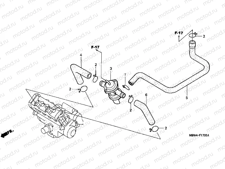F-17-3 AIR BLOW CONTROL VALVE (99 / 00)