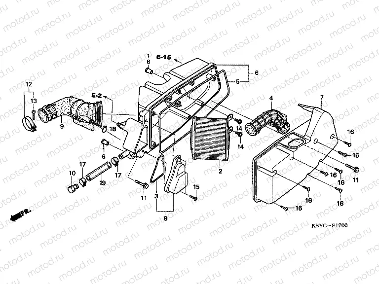F-17 AIR FILTER (SC1255,6,8)