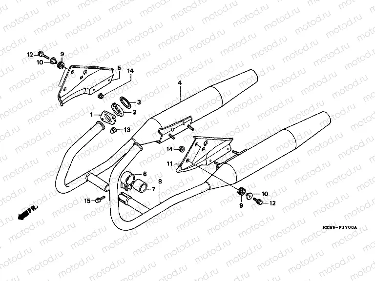 F-17 EXHAUST DRUM