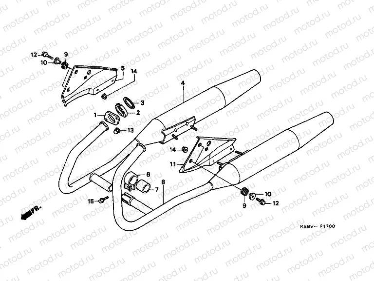 F-17 EXHAUST DRUM