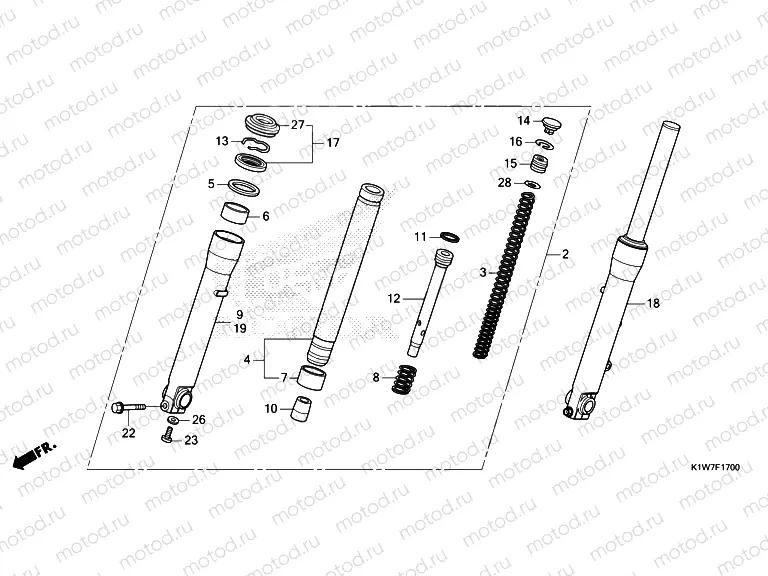 F-17 FRONT FORK