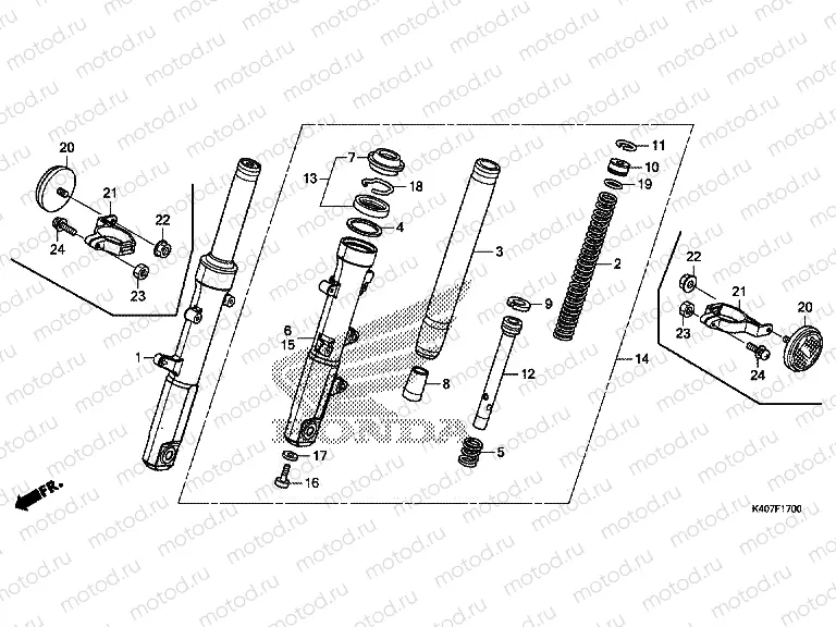 F-17 FRONT FORK