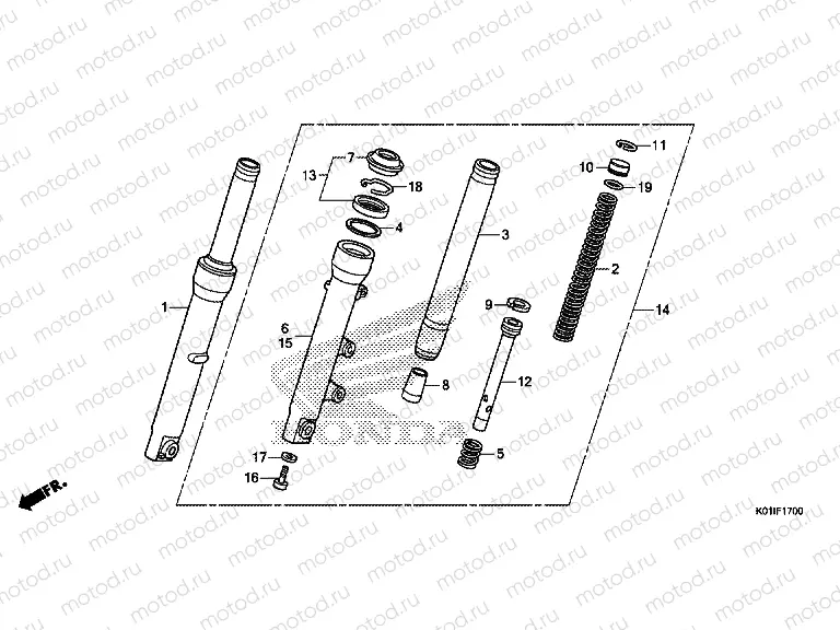 F-17 FRONT FORK
