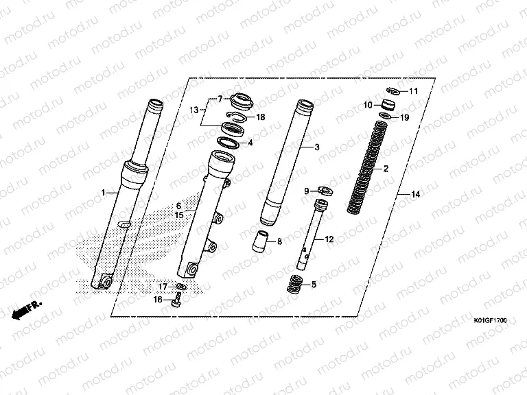 F-17 FRONT FORK