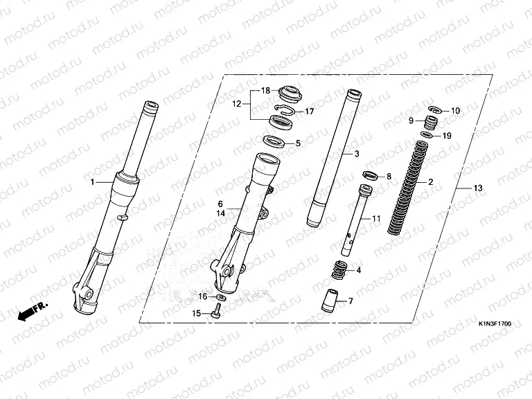 F-17 FRONT FORK
