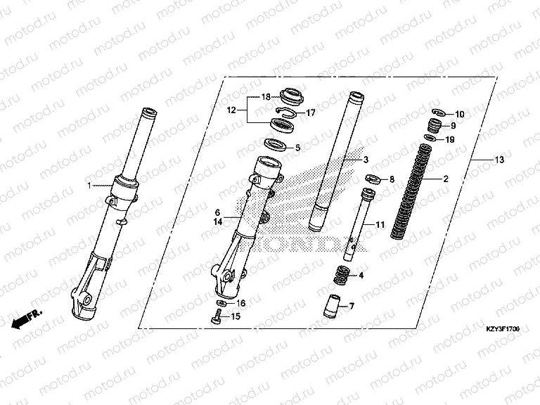 F-17 FRONT FORK