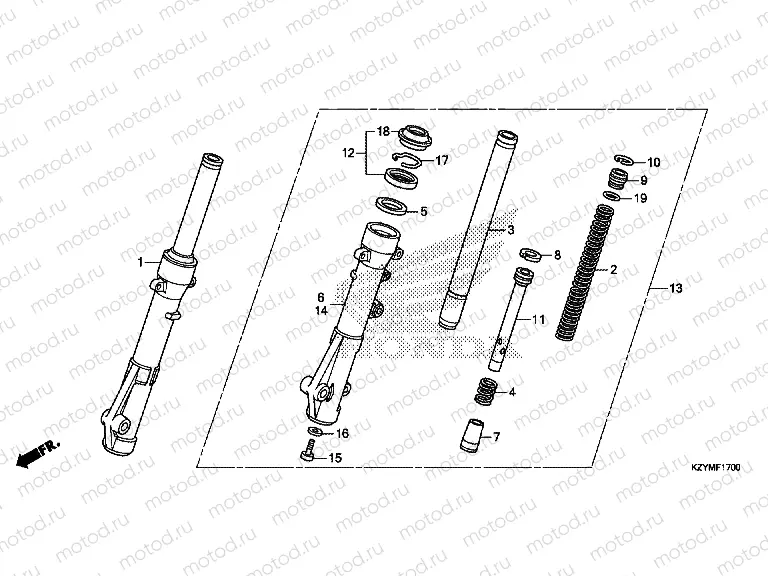 F-17 FRONT FORK