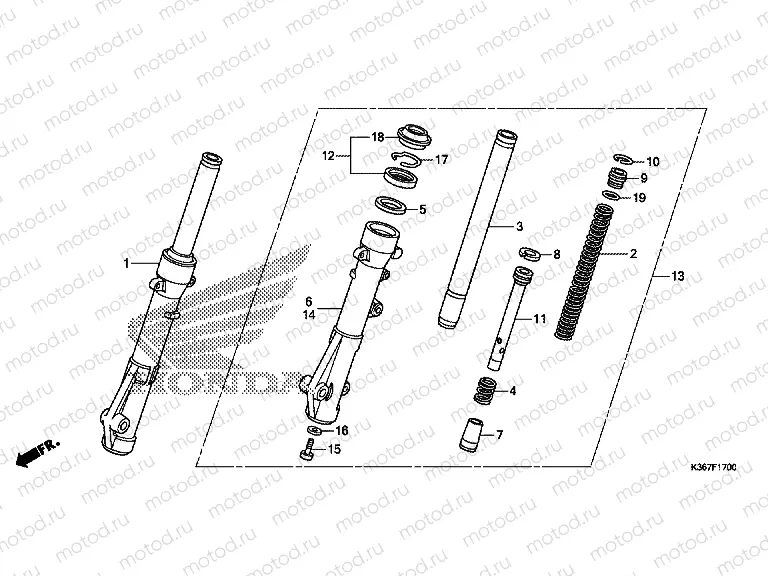 F-17 FRONT FORK