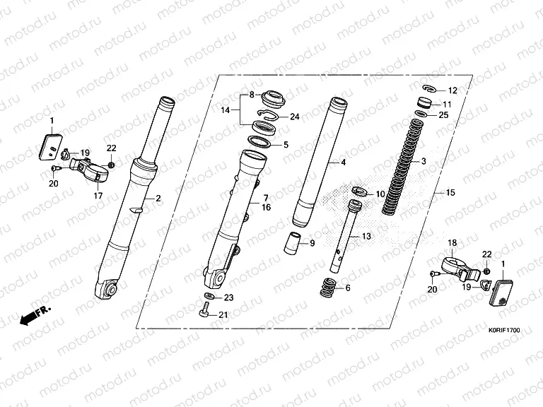 F-17 FRONT FORK