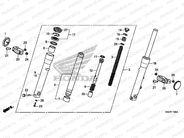 F-17 FRONT FORK