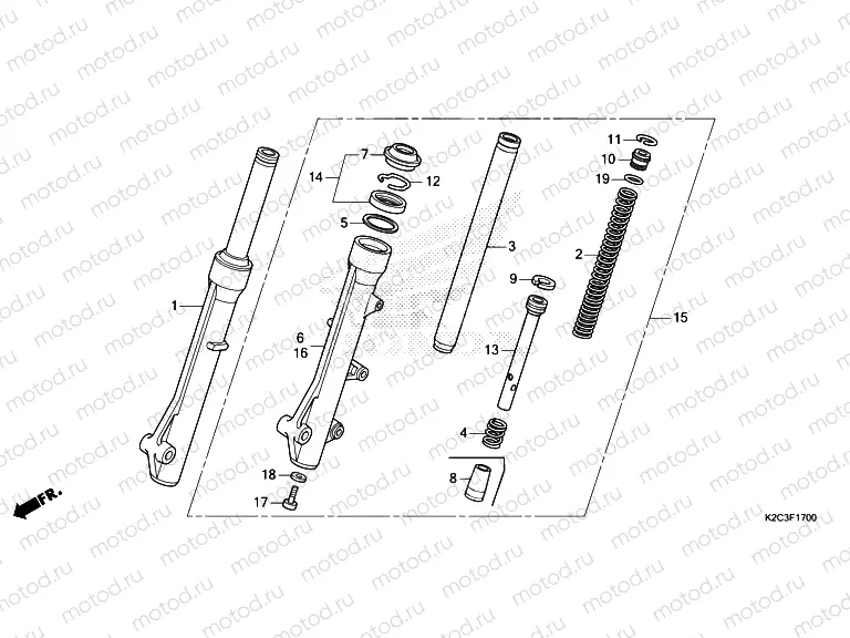 F-17 FRONT FORK