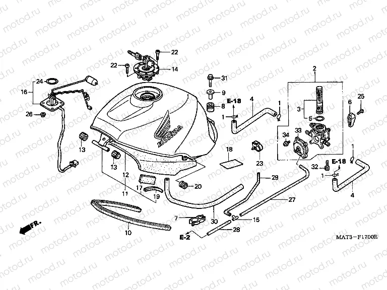 F-17 FUEL TANK (V / W)